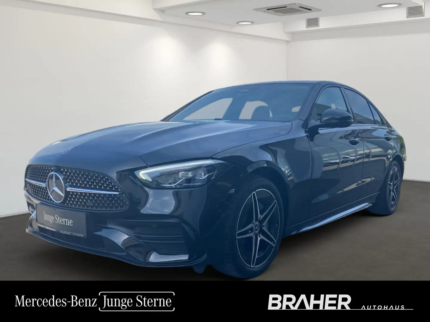 Mercedes-Benz C 220 d 4Matic AMG Line AMG Night MBUX Ambi DAB Schwarz - 1