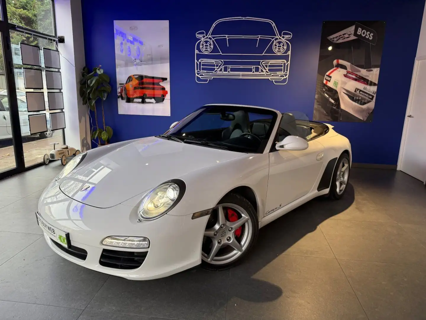 Porsche 997 CARRERA CABRIOLET 997 S Cabriolet 3.8i 385 PDK / ENTRETIEN COMPLET / FRANCAISE Bianco - 1