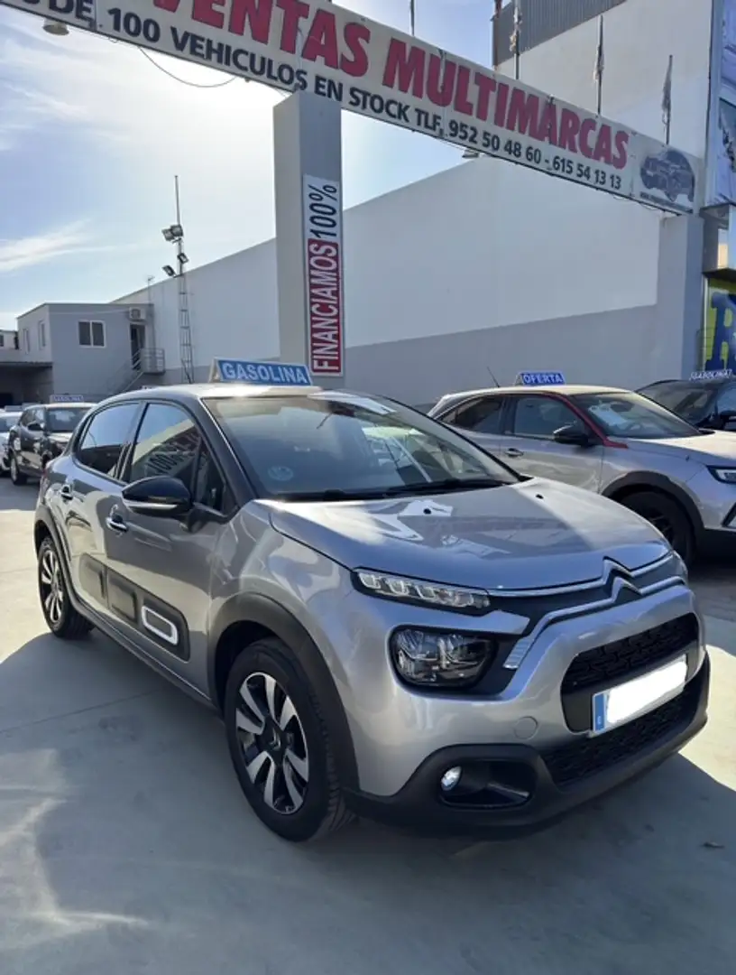 Citroen C3 1.2 PureTech S&S Shine 83 Gris - 1