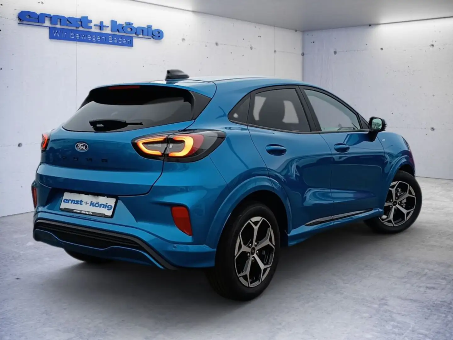 Ford Puma 1.0 EcoBoost Hybrid Aut. ST-LINE Blau - 2