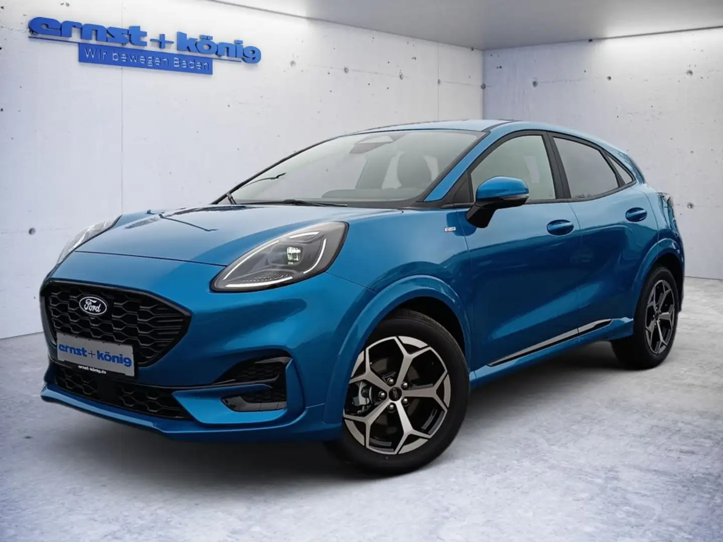 Ford Puma 1.0 EcoBoost Hybrid Aut. ST-LINE Blau - 1