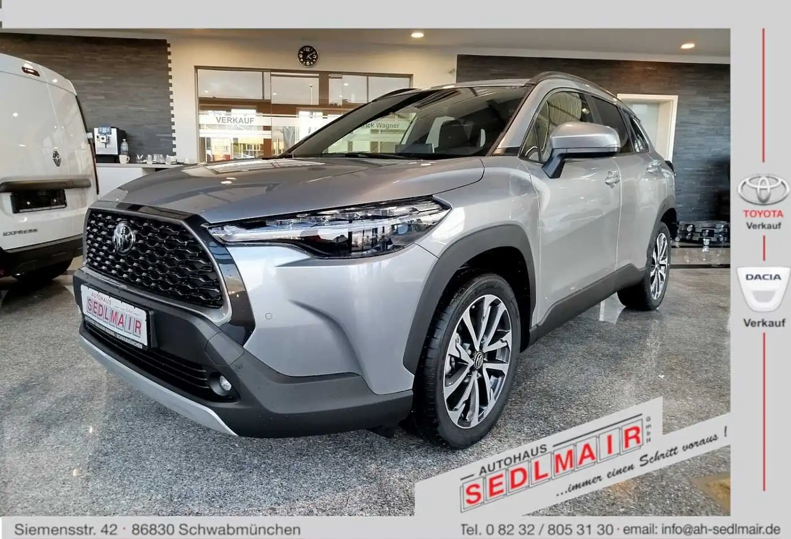 Toyota Corolla Cross 1,8 Hybrid Style KAMERA/ELEKTR. HECKKLAPPE Argent - 1