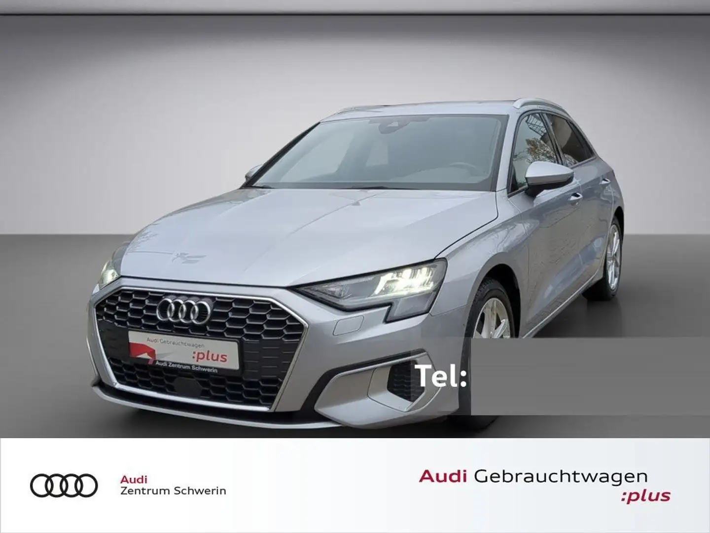 Audi A3 35 TDI 150Ch S-tronic LED / 58 Zilver - 1