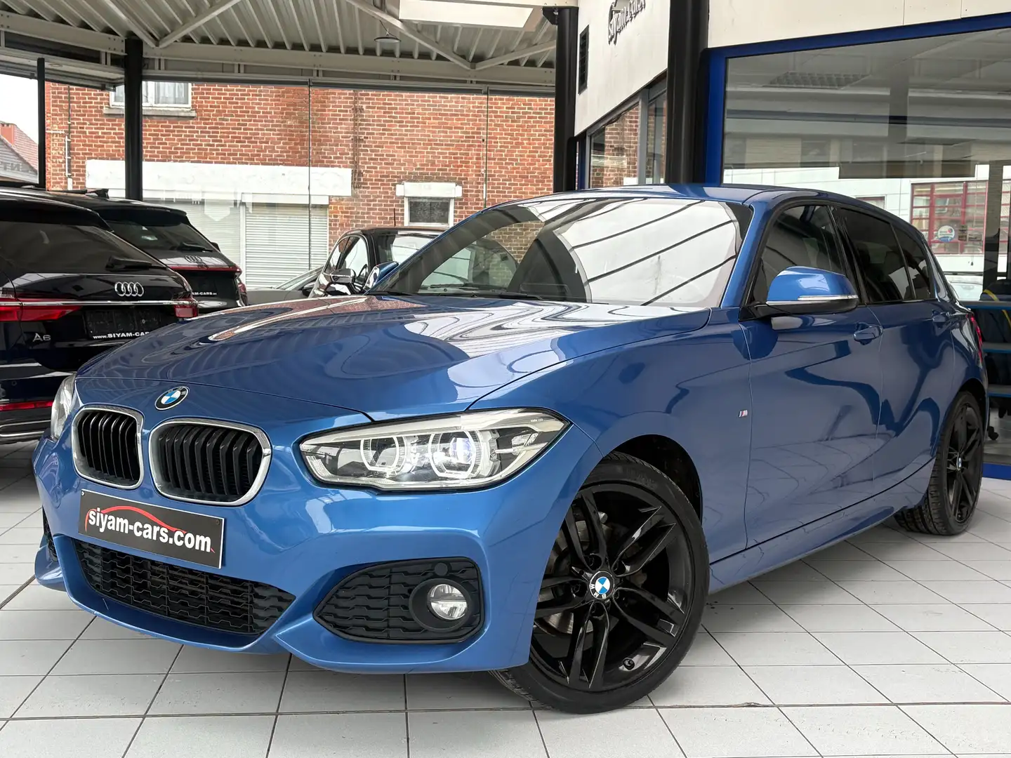 BMW 118 118i *PACK M*XENON*GPS*PDC*JANTES*SPORT* Bleu - 1