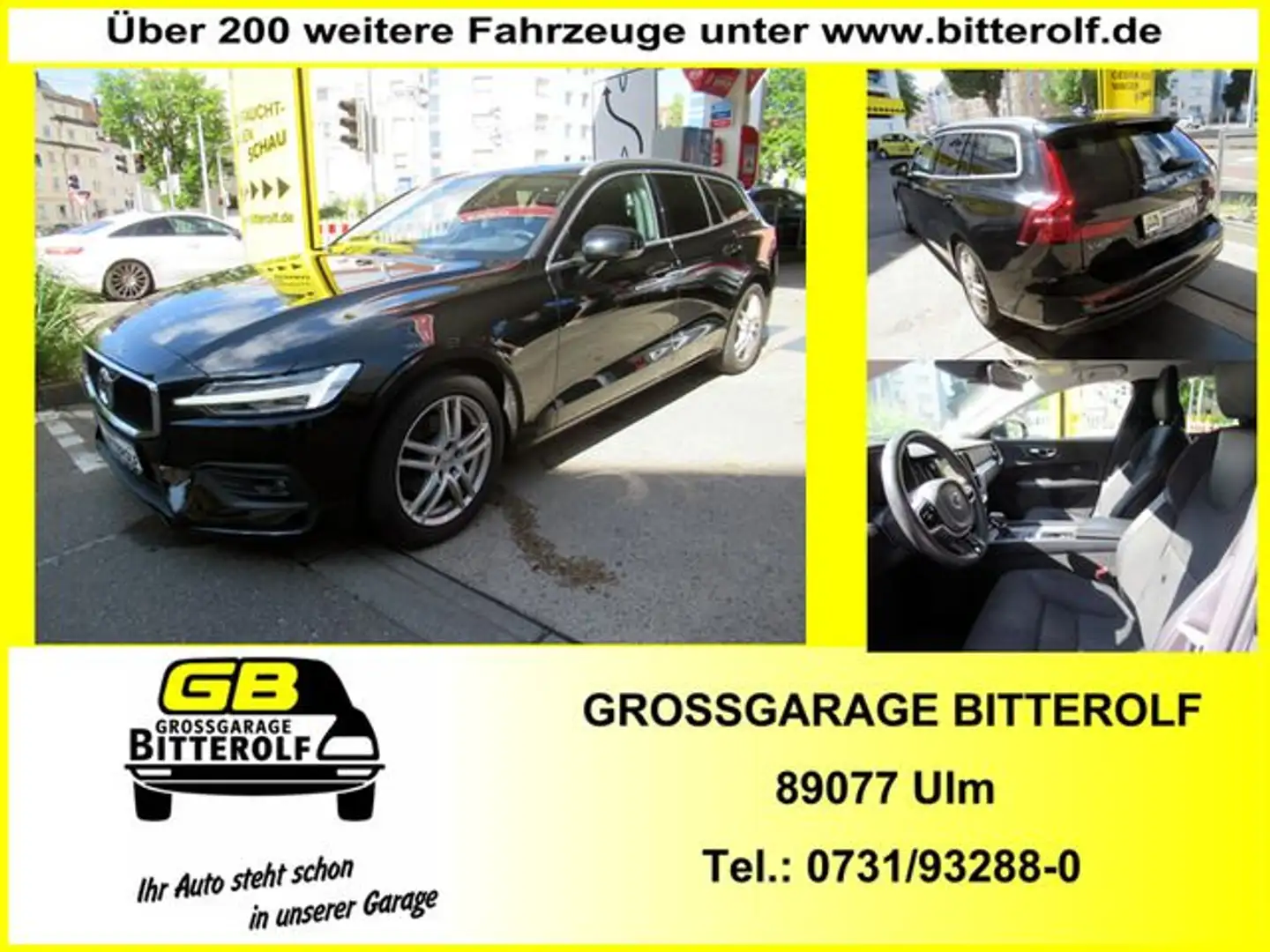 Volvo V60 Aut D3 Momentum Pro Navi/AHK/RFK/SHZ/Tempo Zwart - 1