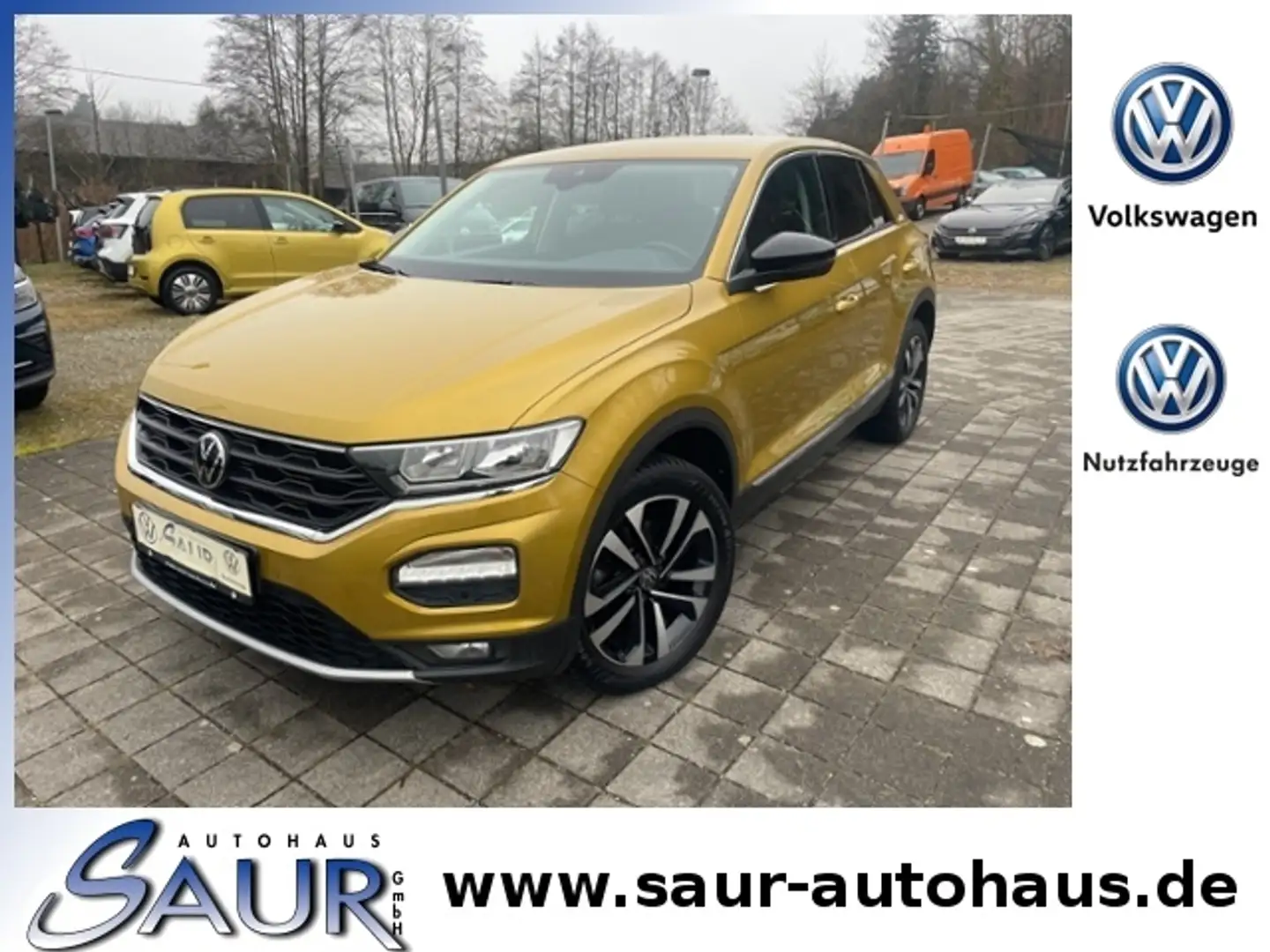Volkswagen T-Roc United 1.5 TSI KLIMA NAVI ALU Giallo - 1