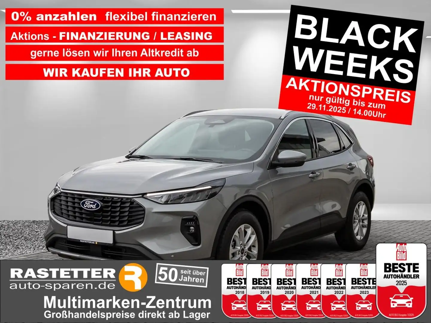 Ford Kuga Titanium Aut. 5Jahre+Navi+Winter+virtCP+Kamera+PDC Gris - 1