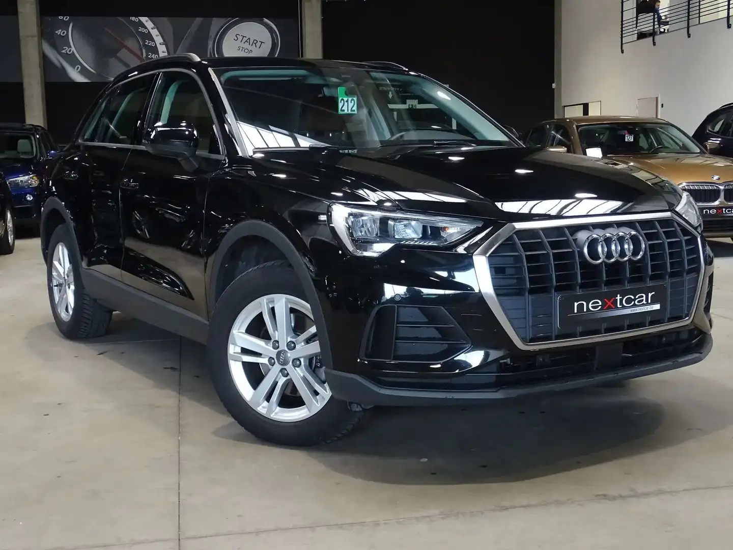 Audi Q3 35TDi 150 STronic LED-NAVI-CUIR-VIRTUAL-ANGLE MORT Noir - 2