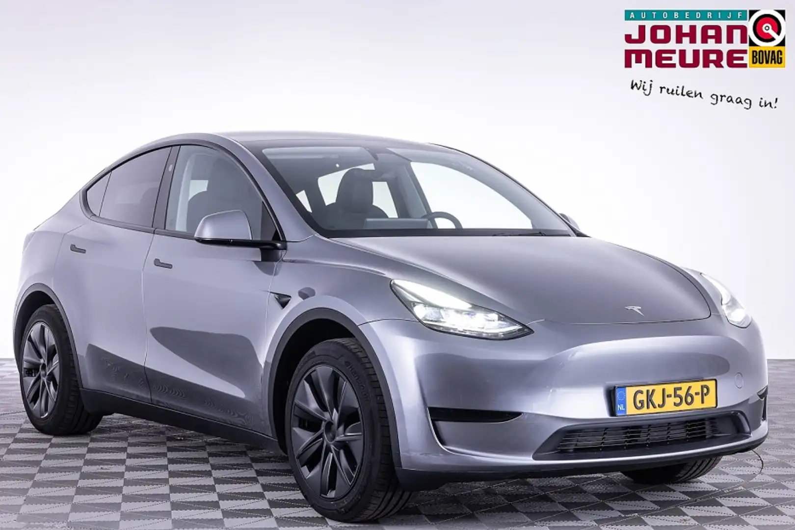 Tesla Model Y RWD 58 kWh ✅ 1e Eigenaar Grijs - 1