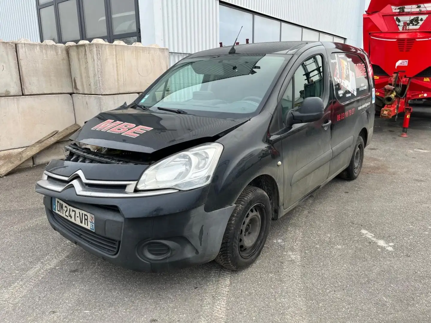 Citroen Berlingo BERLINGO 21 L2 HDi 90 BUSINESS Noir - 1