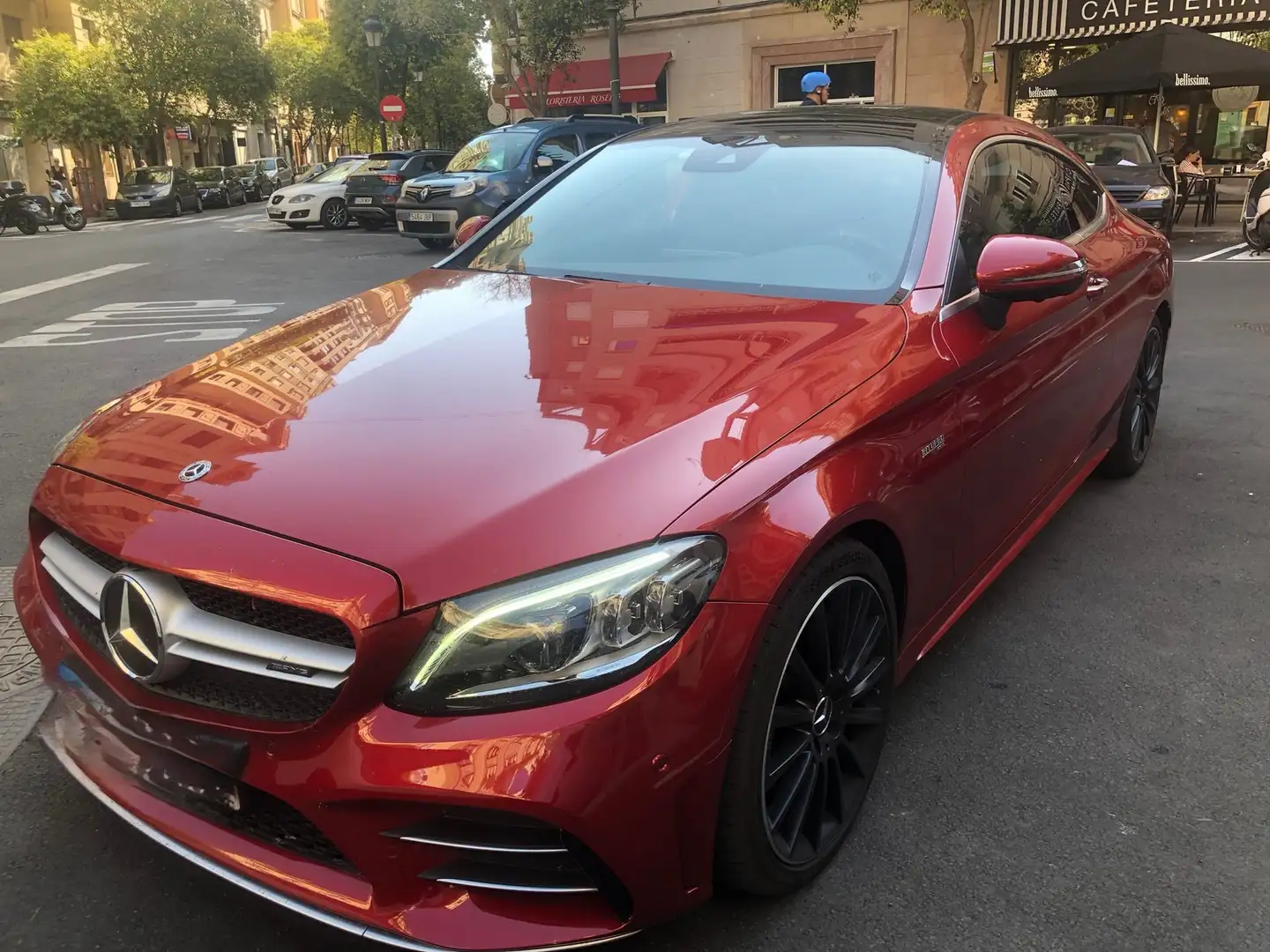 Mercedes-Benz C 43 AMG C Coupé 43 AMG 4Matic Aut. Rojo - 1