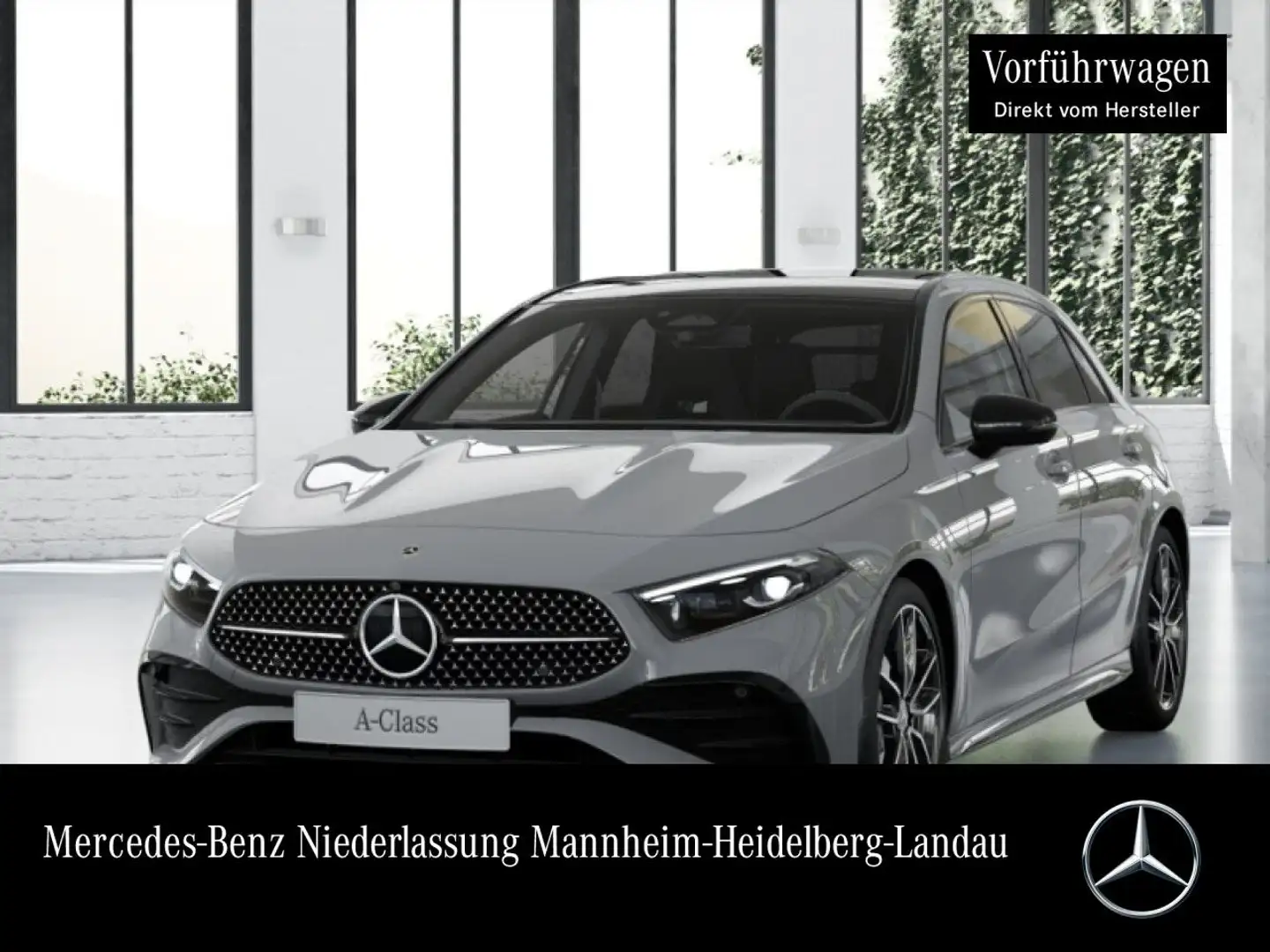 Mercedes-Benz A 200 AMG+NIGHT+PANO+360°+MULTIBEAM+TOTW+7G Сірий - 1