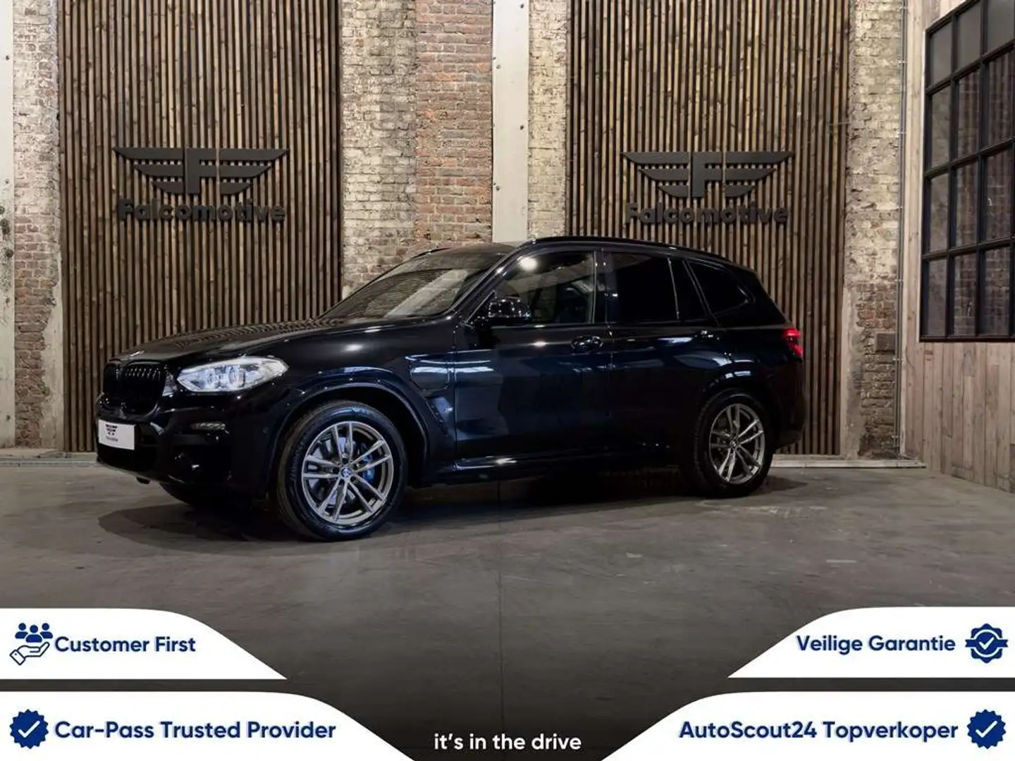BMW X3 xDrive30e*PHEV*M-SPORT*PANODAK*SPORTZETELS* Noir - 1