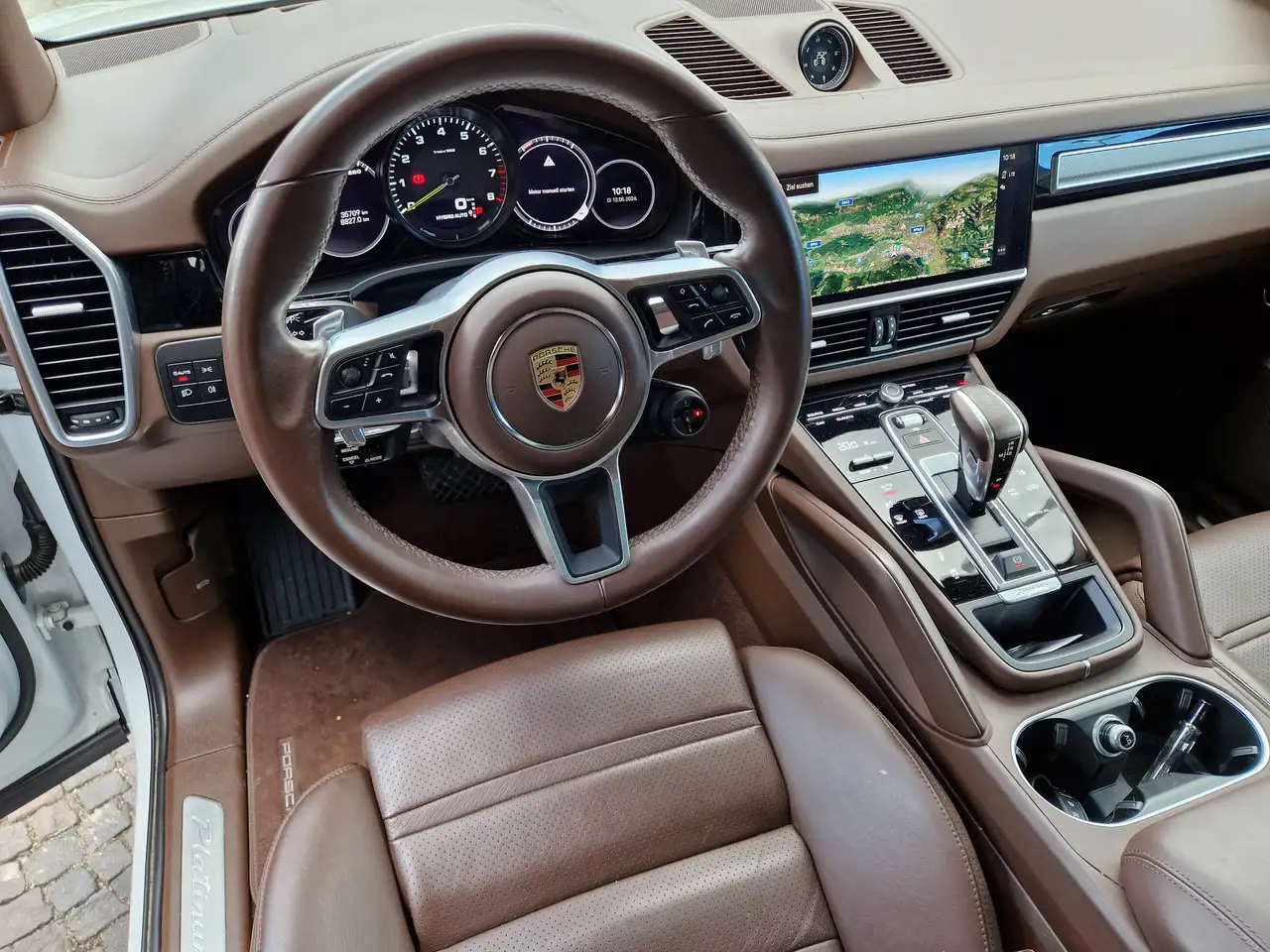 Porsche Cayenne 3.0E-Hybrid 462Cv SportDesign PlatinumEdition 22", миниатюра 10