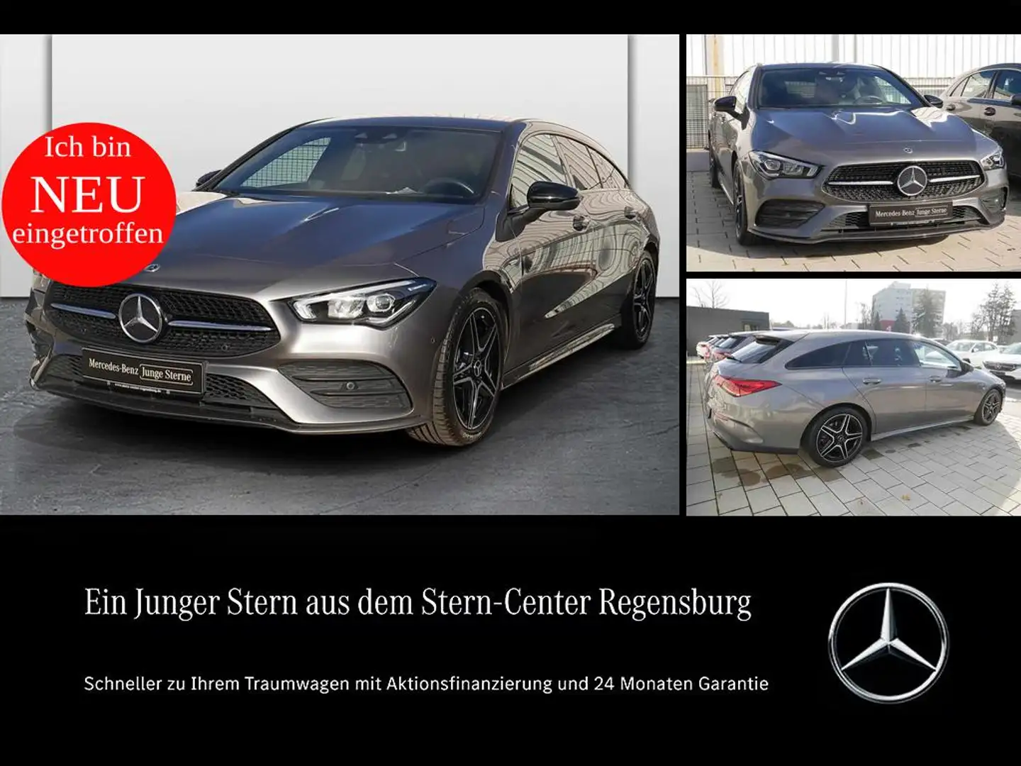 Mercedes-Benz CLA 180 +AMG+Night-Paket+Ambiente Grau - 1