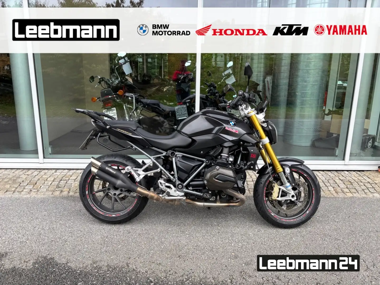 BMW R 1200 R mit Seitenkoffer Gris - 1