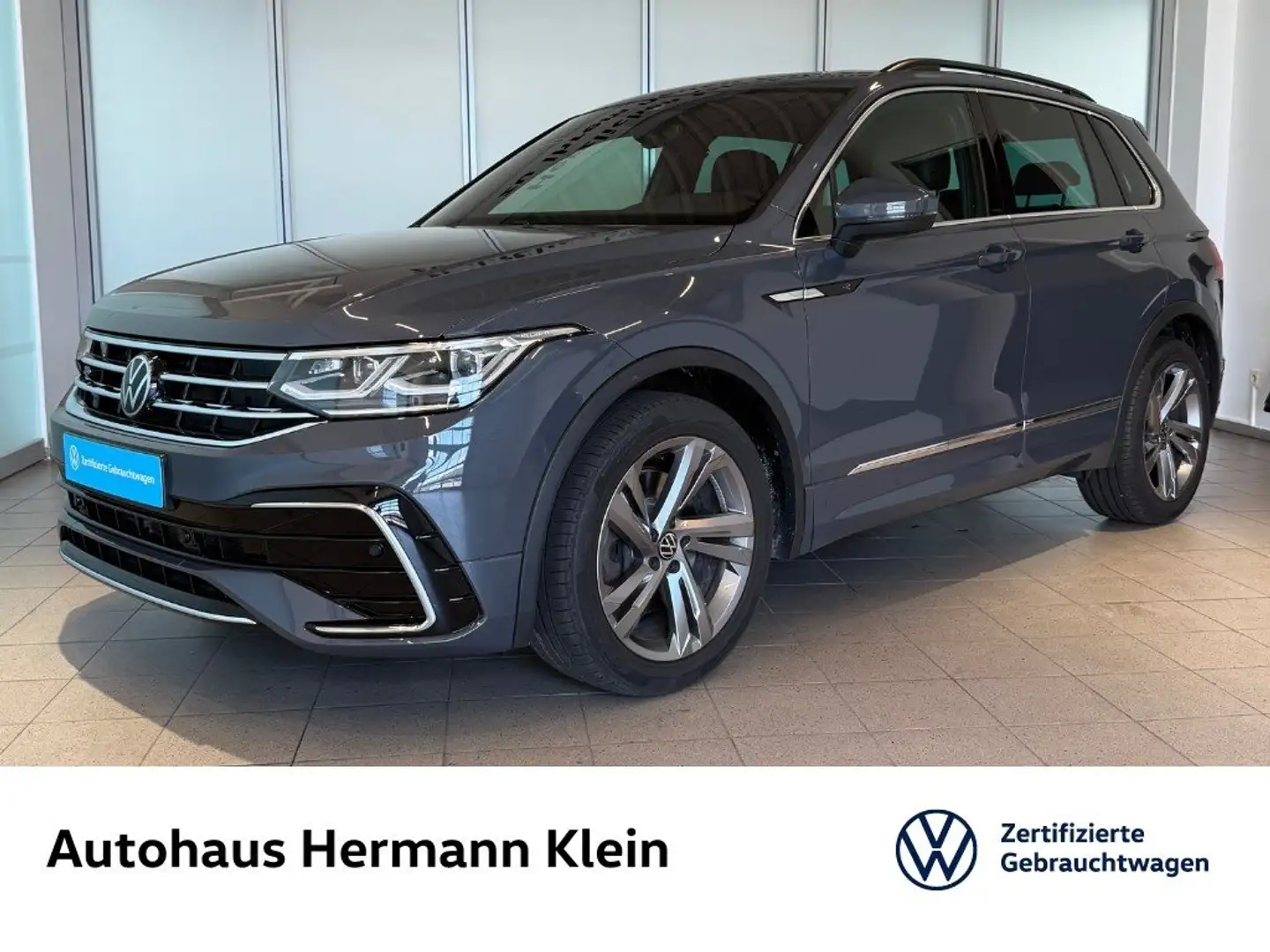 Volkswagen Tiguan R-Line 2.0 TDI 4Motion Diebsathlwarn., AHK, Pano Gris - 1