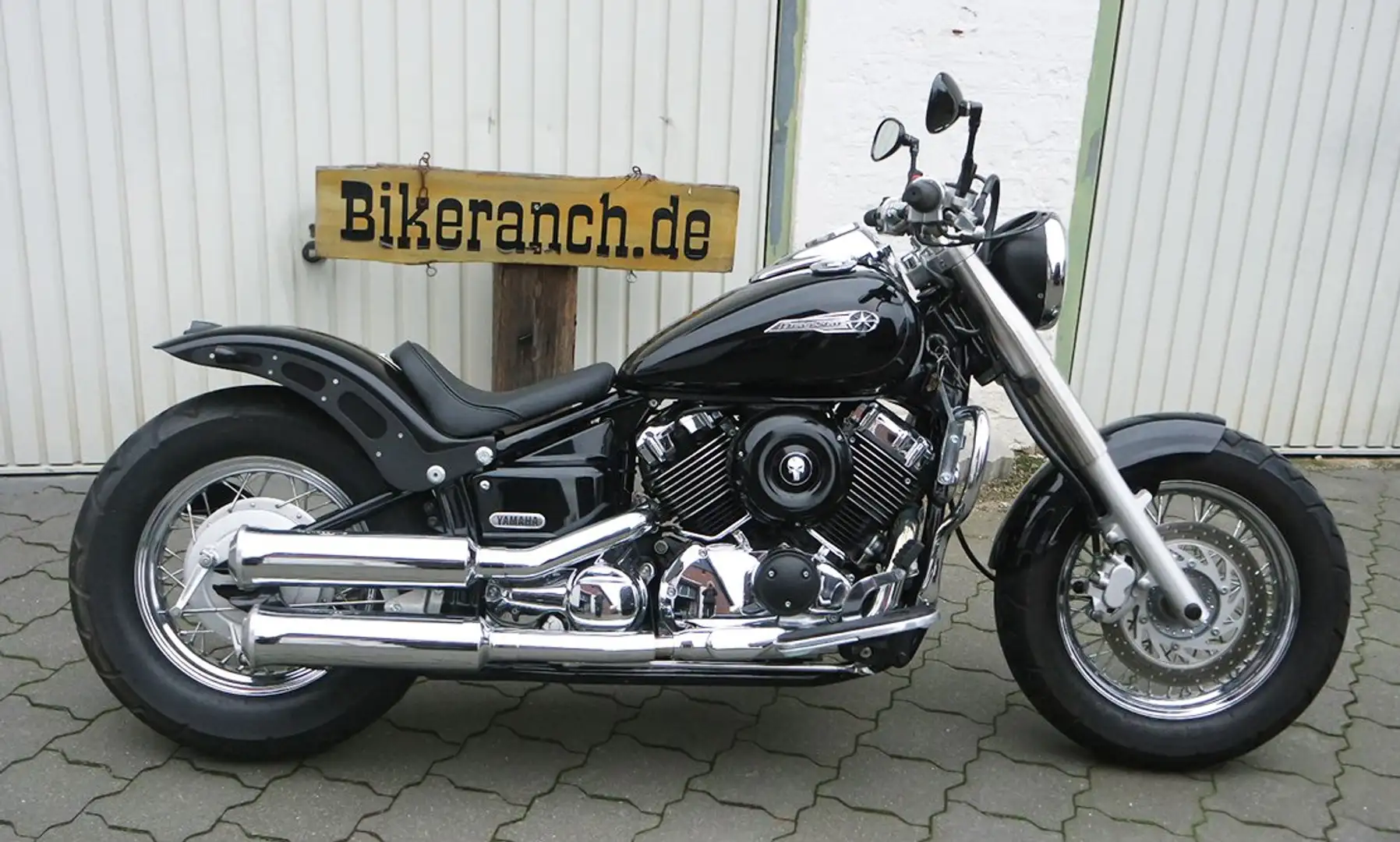 Yamaha XVS 650 Classic* Bikeranch-Umbau* FalconSound* TOP* Чорний - 1