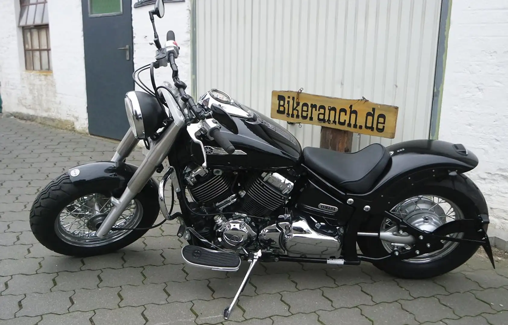 Yamaha XVS 650 Classic* Bikeranch-Umbau* FalconSound* TOP* Black - 2