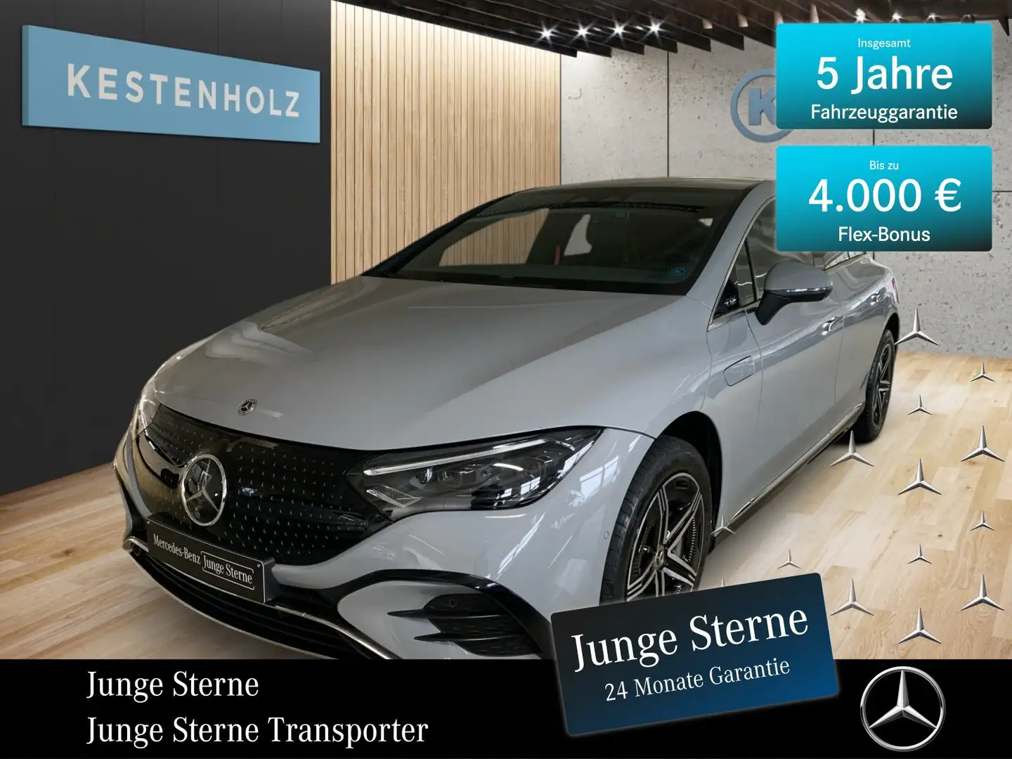Mercedes-Benz EQE 300 EQE 300 *AMG*0,25%*PREMIUM*AHK*STHZ*360°KAM*MEMO Gris - 1