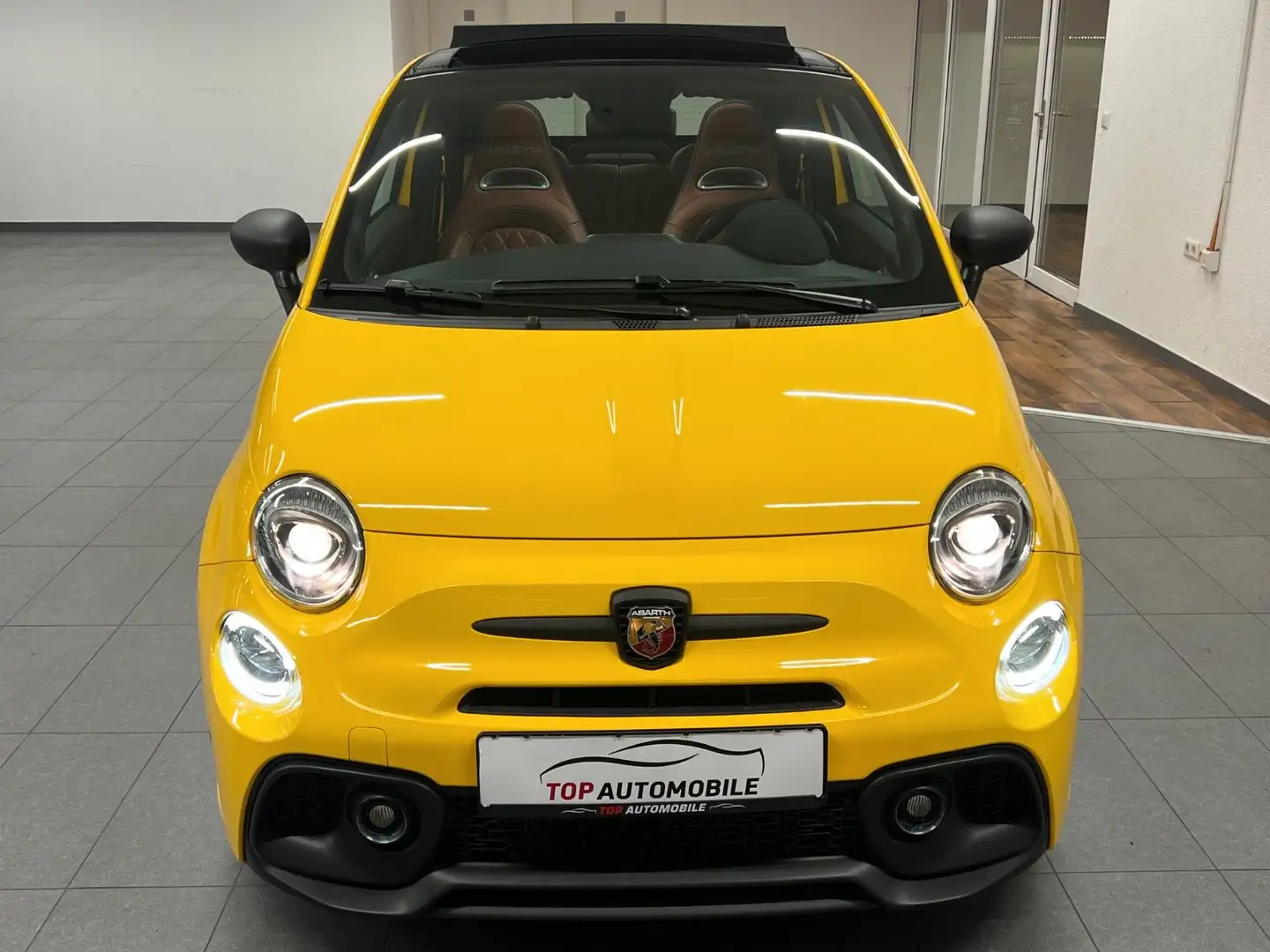 Abarth 595 Competizione *AUTOMATIK*LEDER*CABRIO*TOP* Gelb - 2