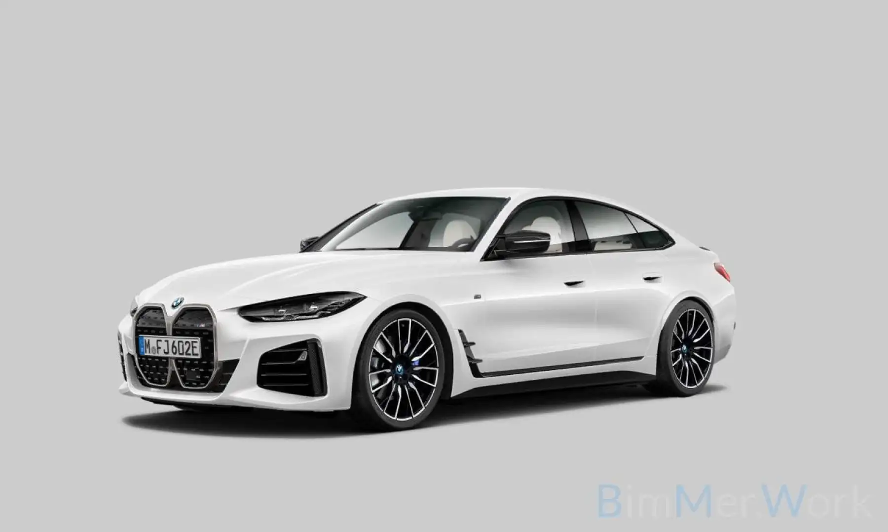 BMW i4 M50 Kamera DAB AHK DriveAss Memory H K 20Zoll Weiß - 1