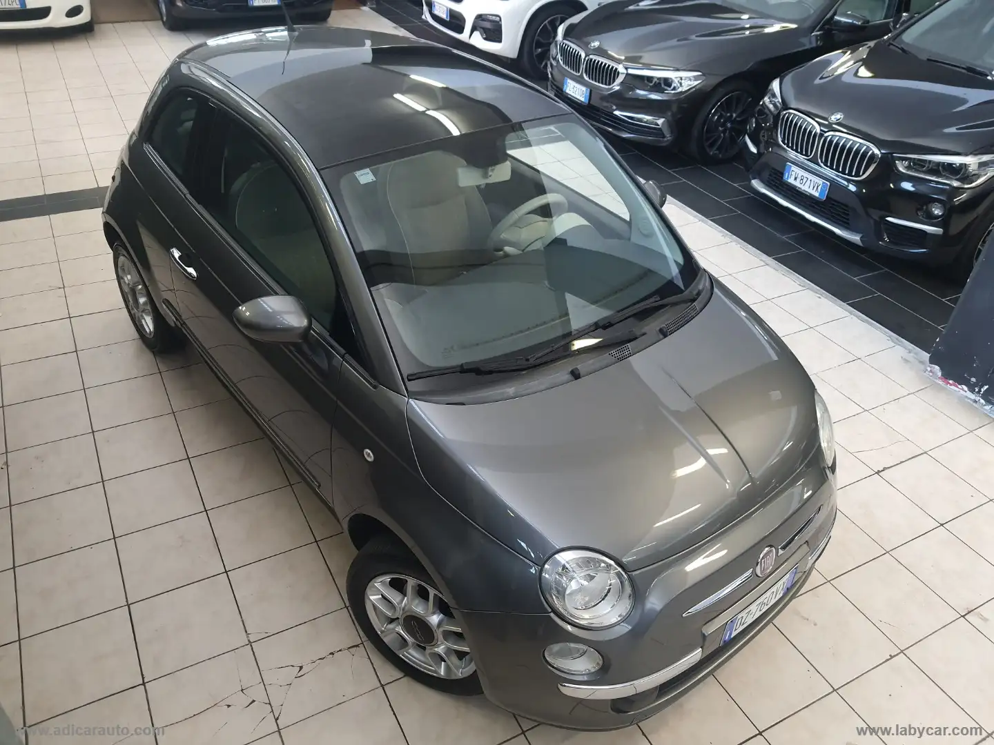 Fiat 500 1.2 Lounge Grigio - 2