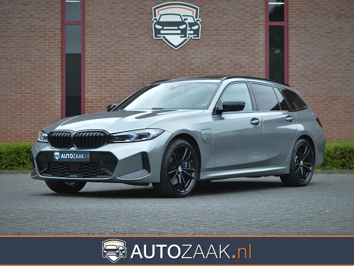 BMW 330 3-serie Touring 330e M Sport Innovation Gris - 1