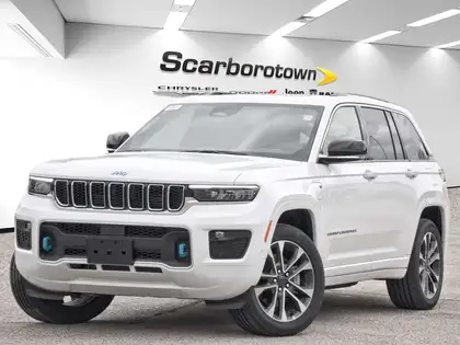White 2023 Jeep Grand Cherokee 4xe SUV / Crossover Four-Wheel Drive 8-Speed Automatic
