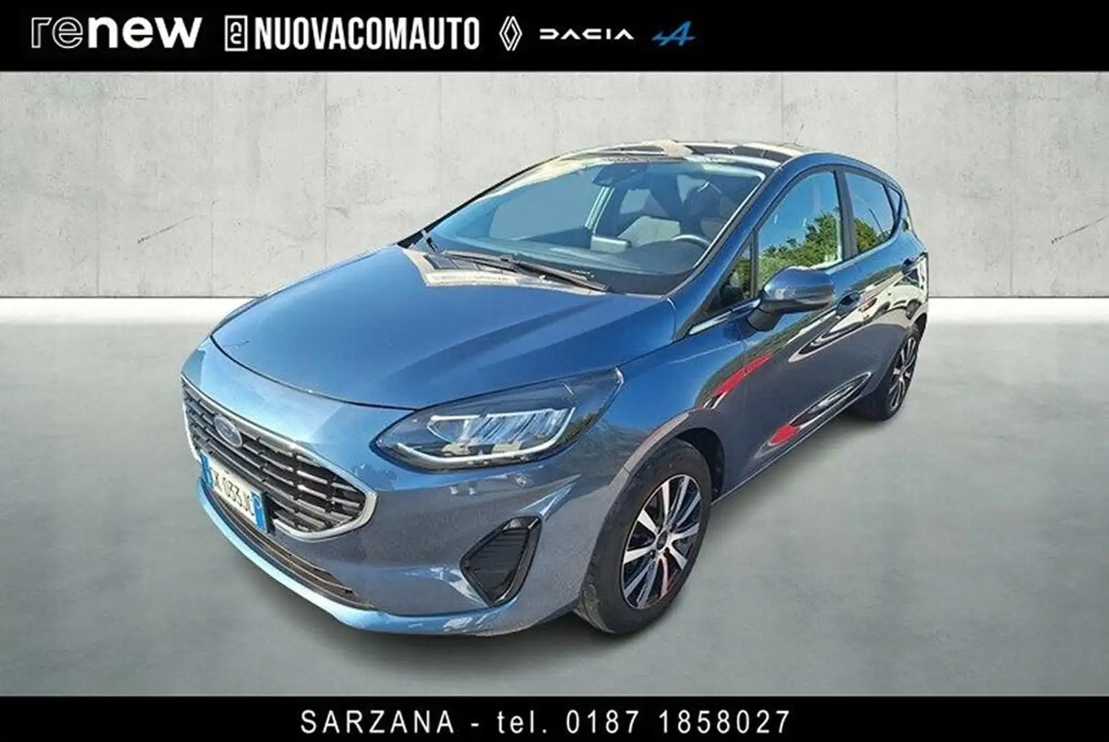 Ford Fiesta 5p 1.1 Titanium Gpl 75cv Blu/Azzurro - 1