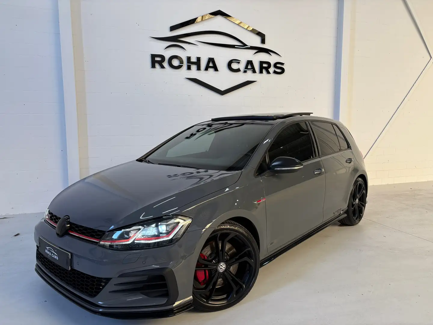 Volkswagen Golf GTI 2.0 TSI TCR/PANO/Keyless/Cam/Sfeerverlichting Grijs - 1