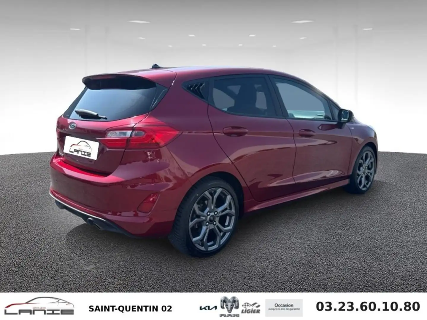 Ford Fiesta 1.0 EcoBoost 100 ch S&S BVM6 ST-Line Rouge - 2