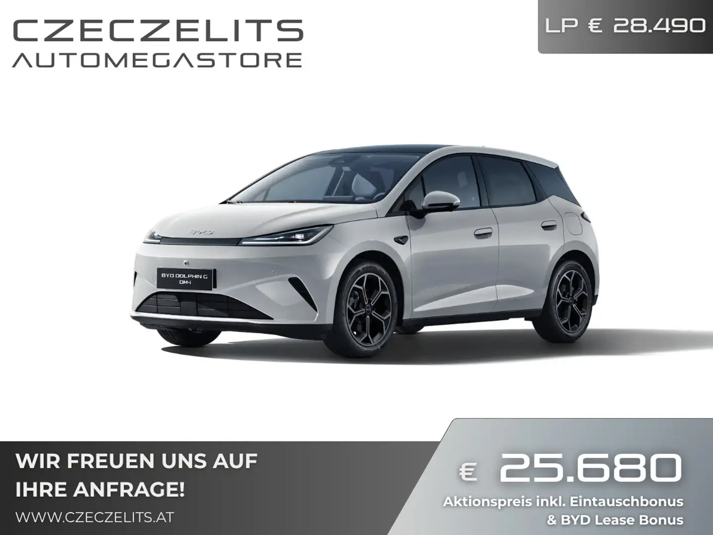 BYD Dolphin G DM-i Boost Variante Österreich Paket *ALLE FA... Weiß - 2