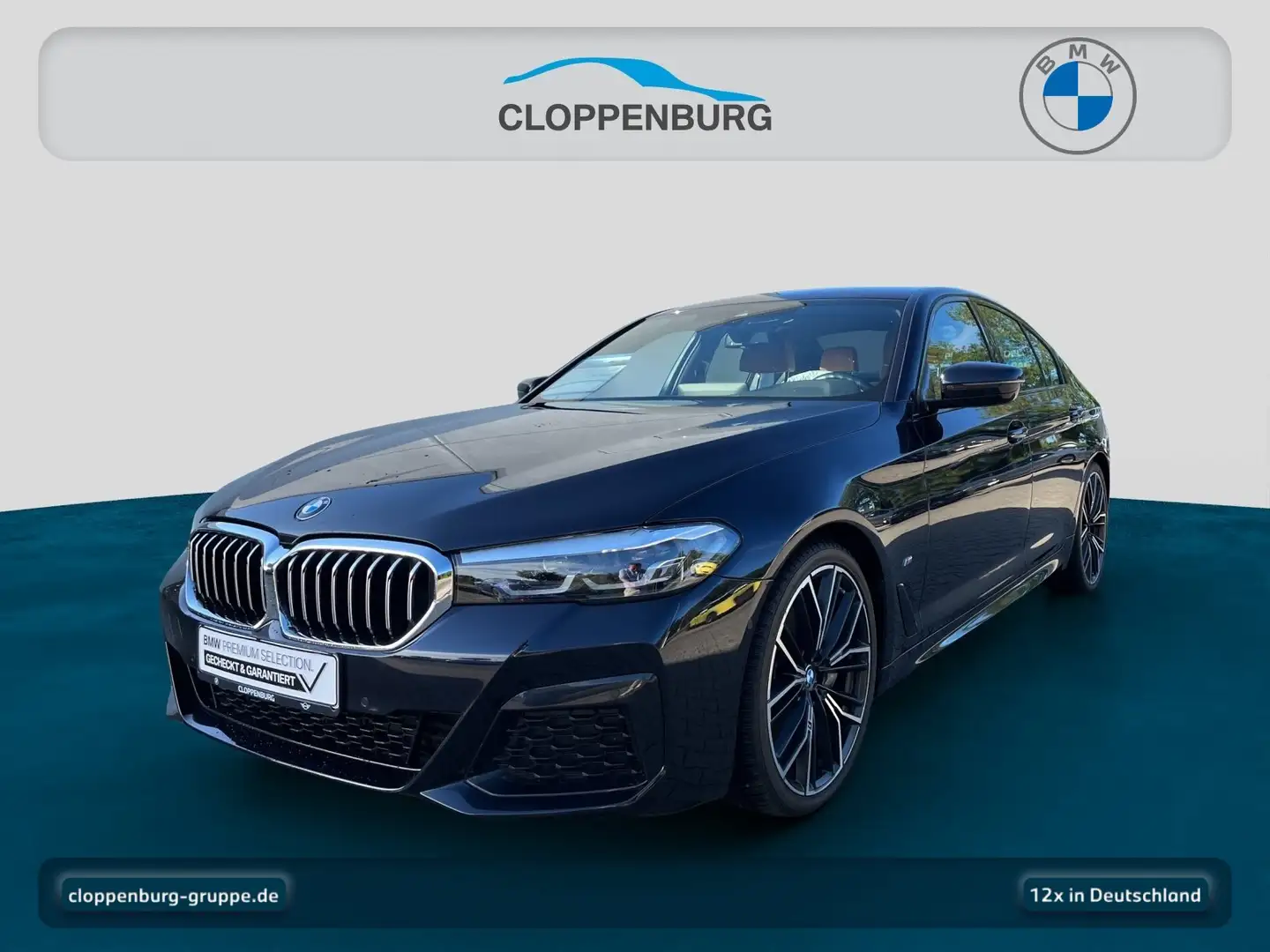 BMW 530 d Limousine M Sportpaket Navi+SHZ+HiFi+Apple Schwarz - 1