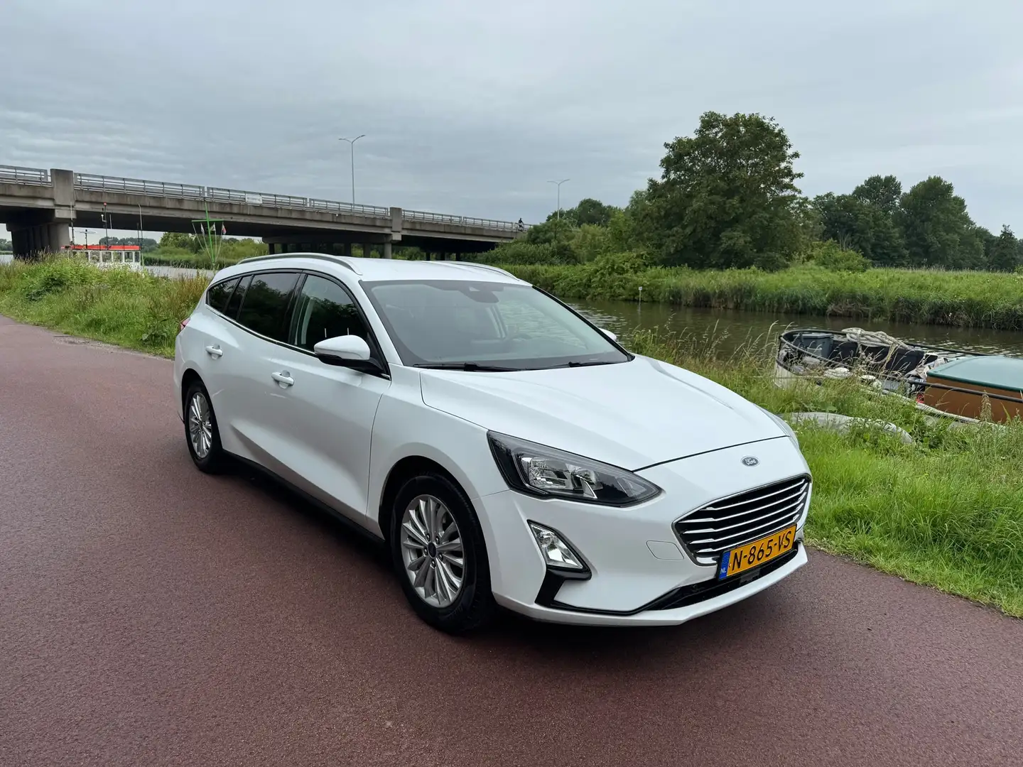 Ford Focus Wagon 1.0 EcoBoost Titanium X Business|Dis=V.V|1e Blanc - 2