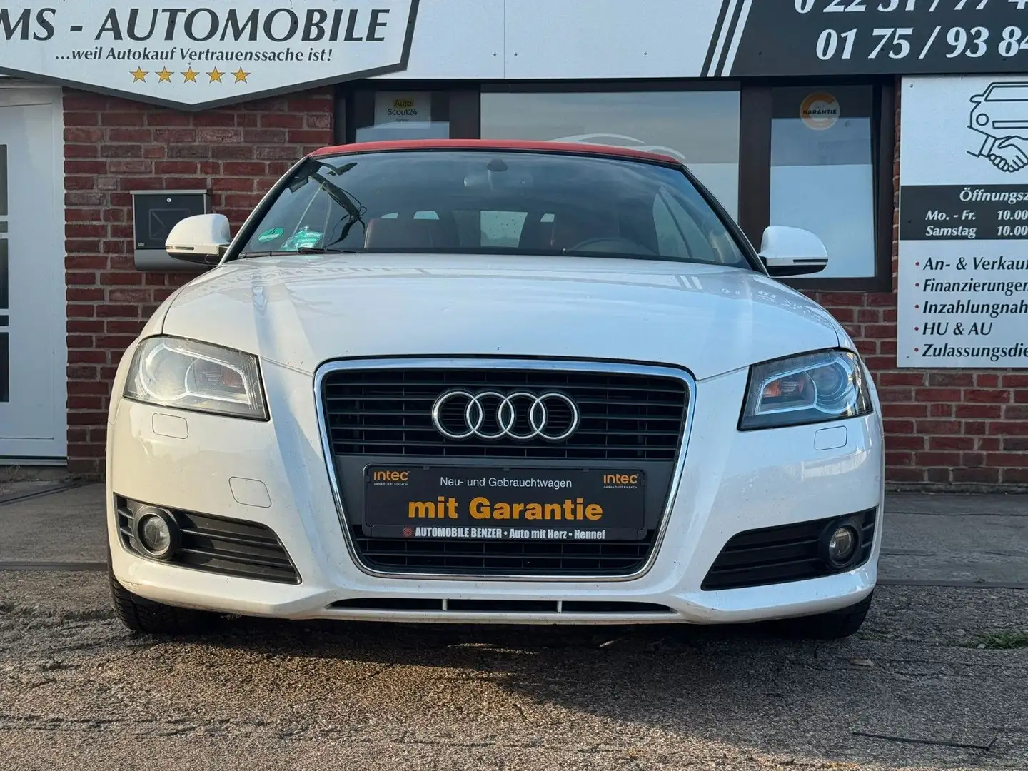 Audi A3 Cabriolet Ambition*XENON*TÜV NEU*GARANTIE* Weiß - 2