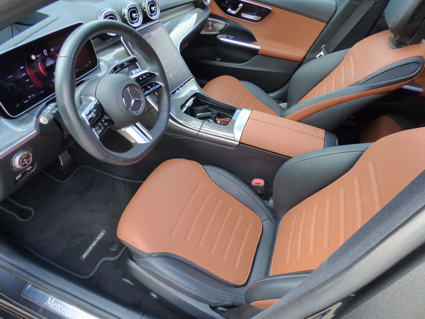 Mercedes-Benz C 300 T AMG*Bi-Color Leder*Pano*MATRIX* Grau - 2