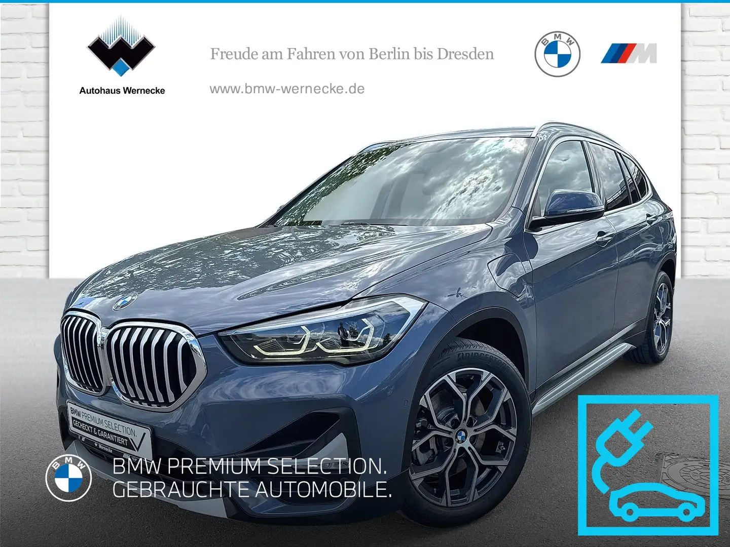 BMW X1 xDrive25e xLine HiFi DAB LED Navi Tempomat Gris - 1