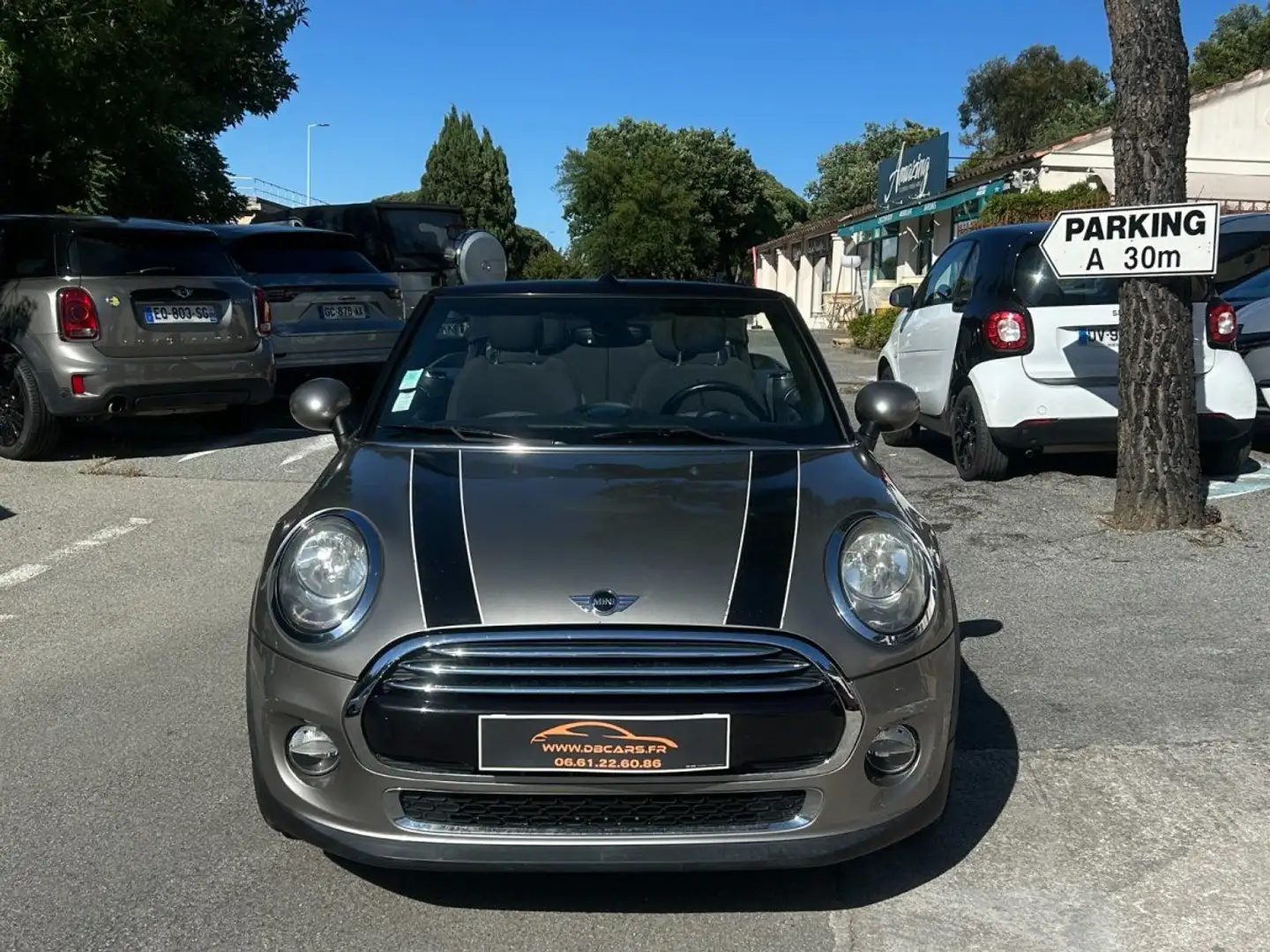 MINI Cooper Cabrio CABRIOLET F57 Cooper 136 ch BVA6 Finition Red Hot  Gris - 2