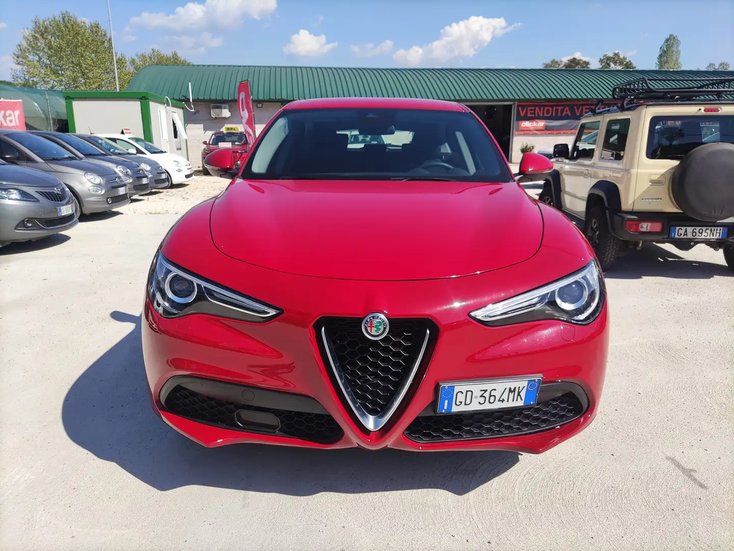 Alfa Romeo Stelvio 2.2 TD Super 160cv at8 - NO VINCOLI FINANZIARI Rouge - 2