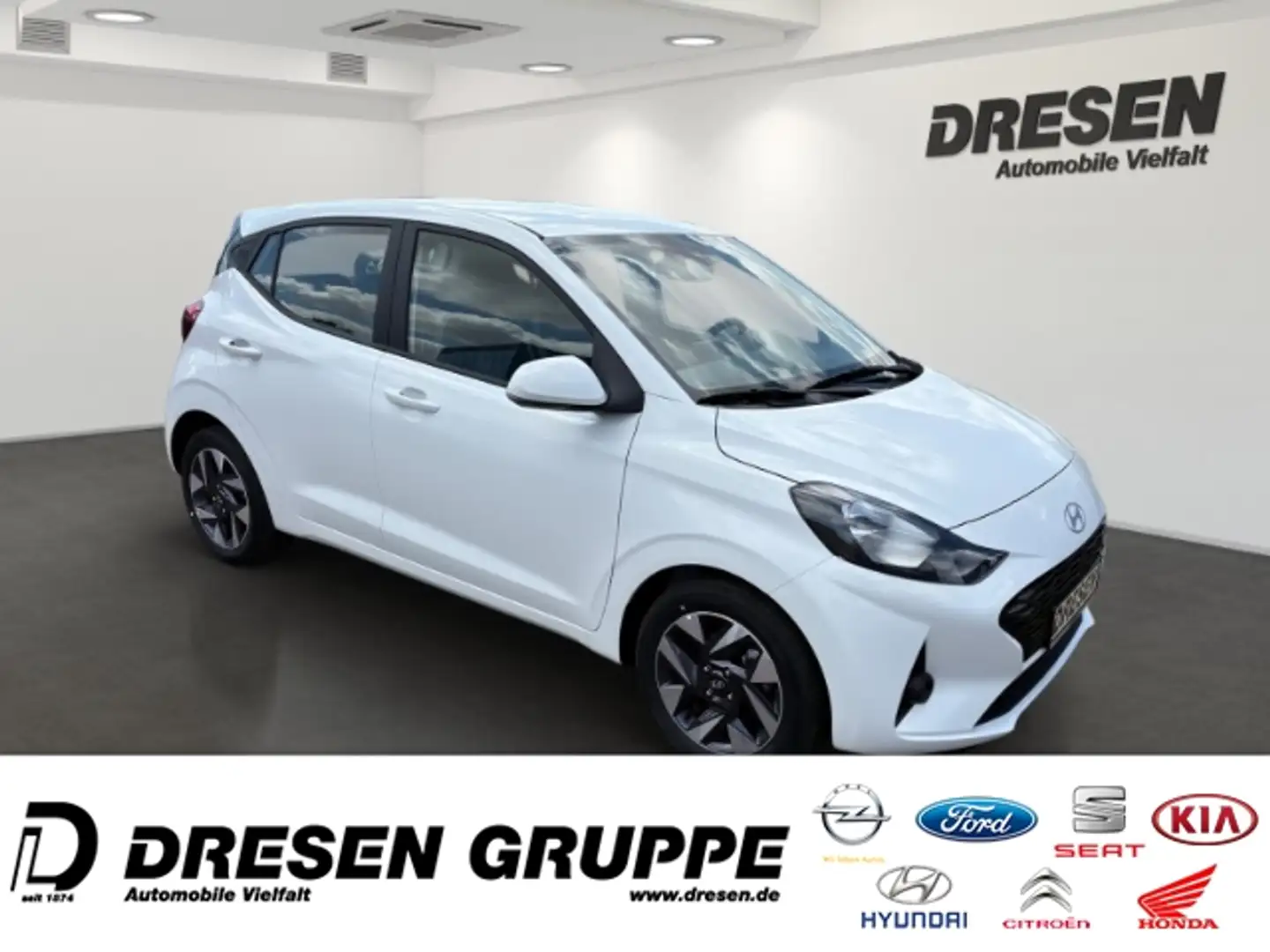 Hyundai i10 TREND 1.0l Benzin (63 PS) NAVI RFK SHZ LHZ PPS HIN Blanc - 2