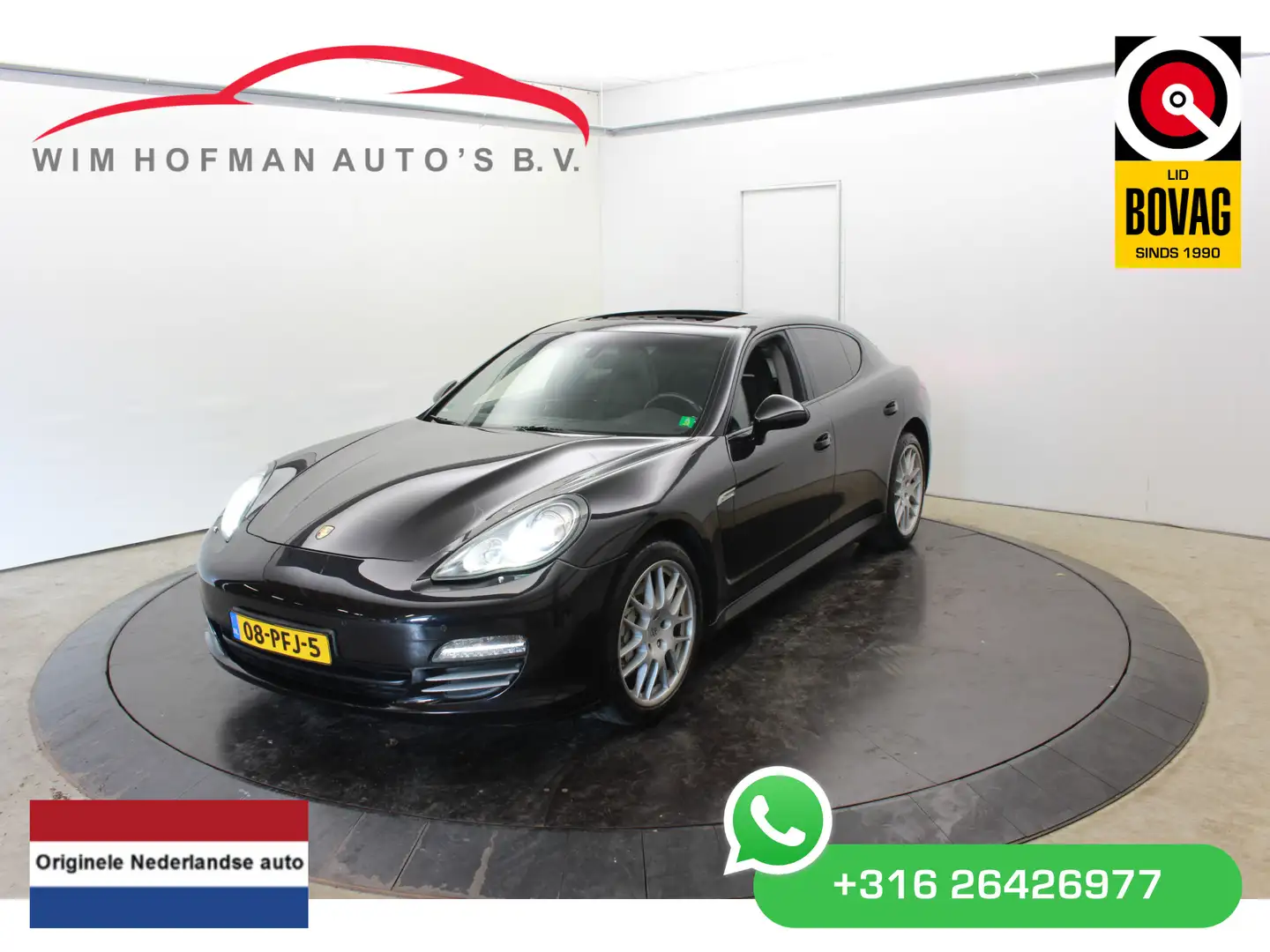Porsche Panamera 4.8 4S 400PK 01-2026 Yongtimer Topstaat NL Auto NA Zwart - 1
