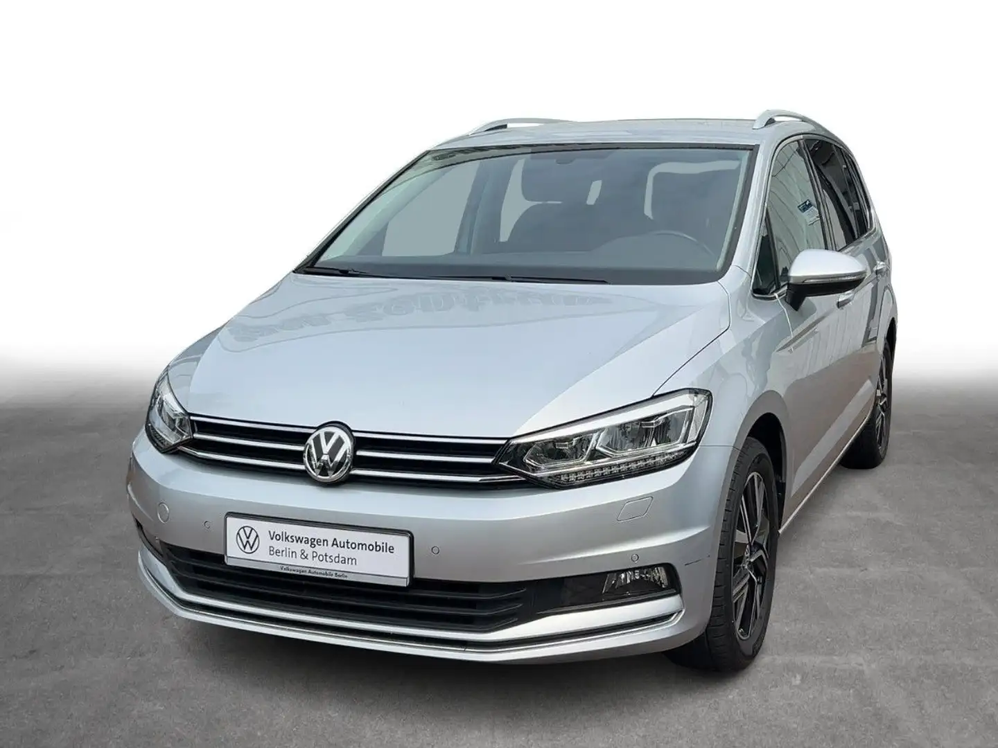 Volkswagen Touran 2.0 TDI Highline Navi LED PDC SHZ AHZV Zilver - 2