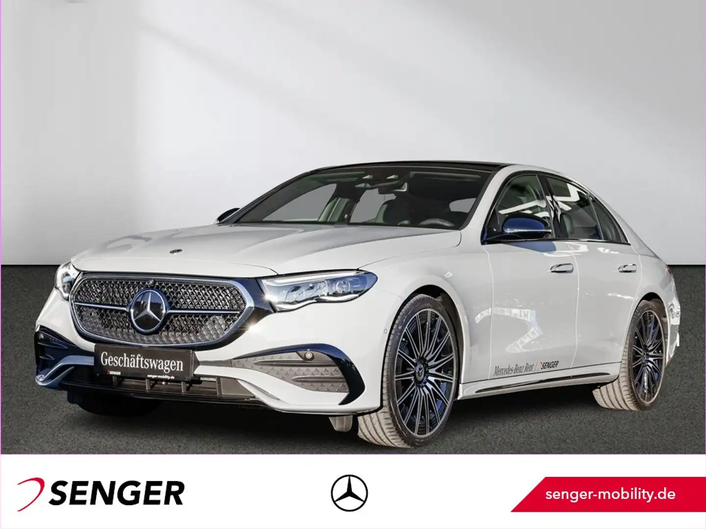 Mercedes-Benz E 450 d 4M AMG DigitalLight Distronic Pano AHK Grau - 1