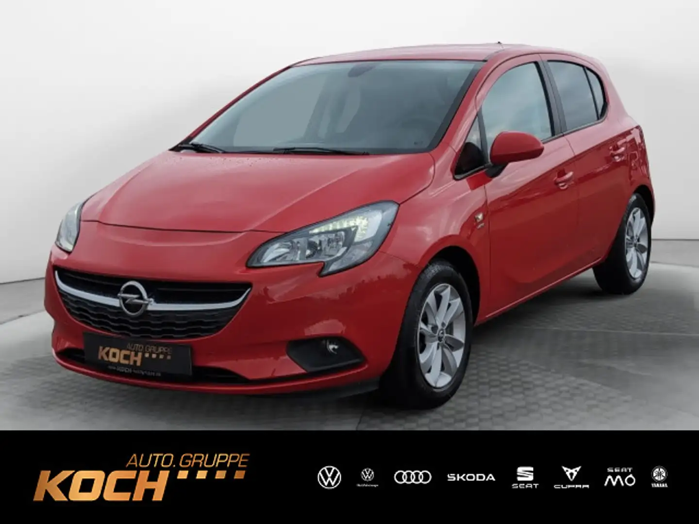 Opel Corsa E 1.4 Turbo Active Klima Rot - 1