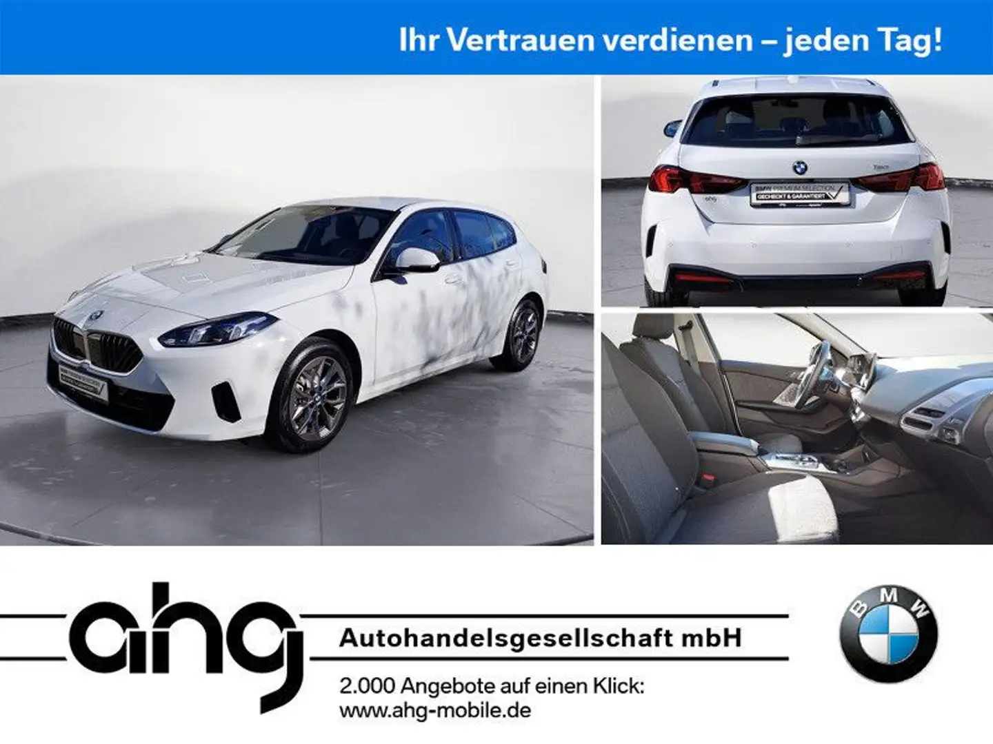 BMW 120 Steptronic *Komfortzugang*LED*SHZ*DAB*Rückfa Weiß - 1