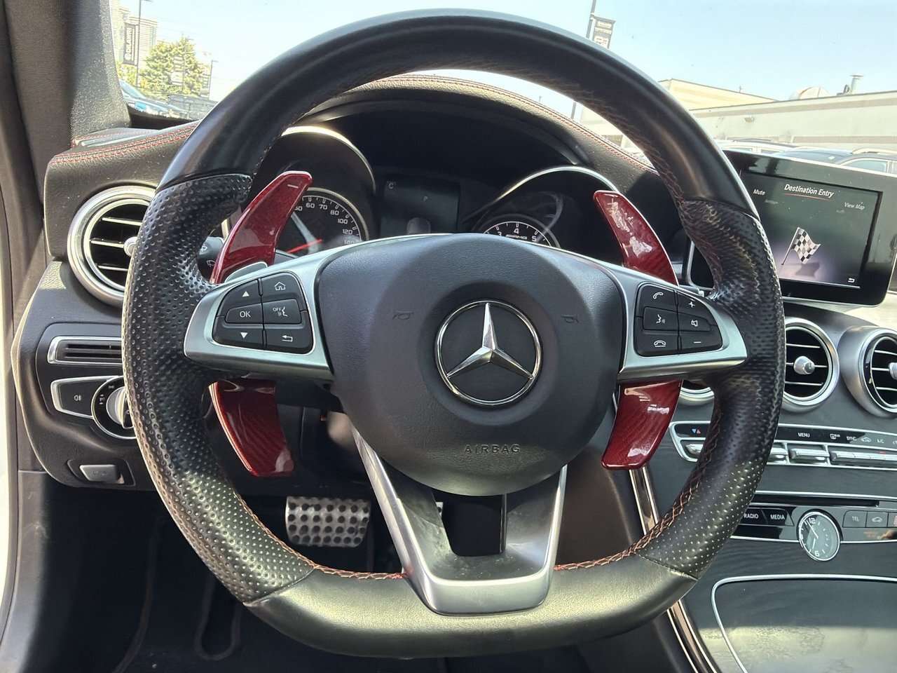 used 2018 Mercedes-Benz C-Class car, priced at $24,777