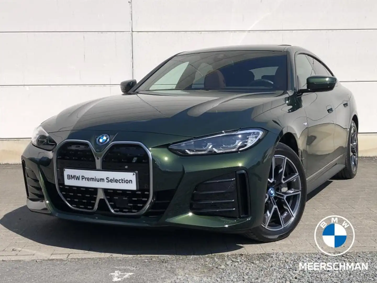 BMW i4 Hud pano hifi comf el seats Groen - 1