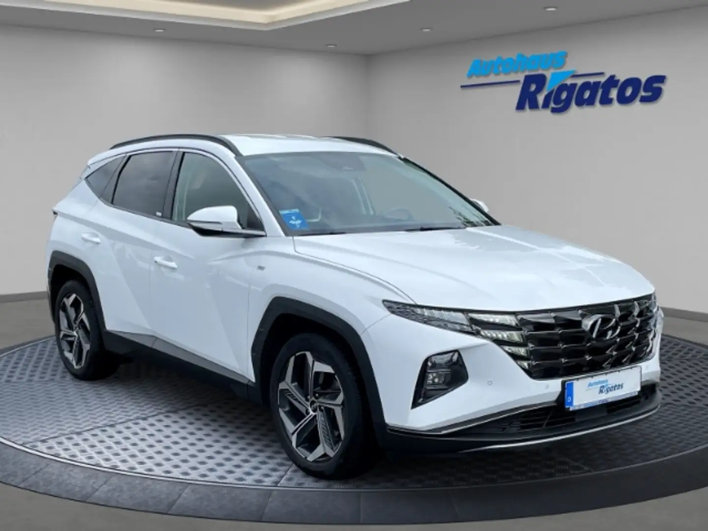 Hyundai TUCSON 1.6 T-GDI Prime Mild-Hybrid 2 WD Autom. Navi Weiß - 1