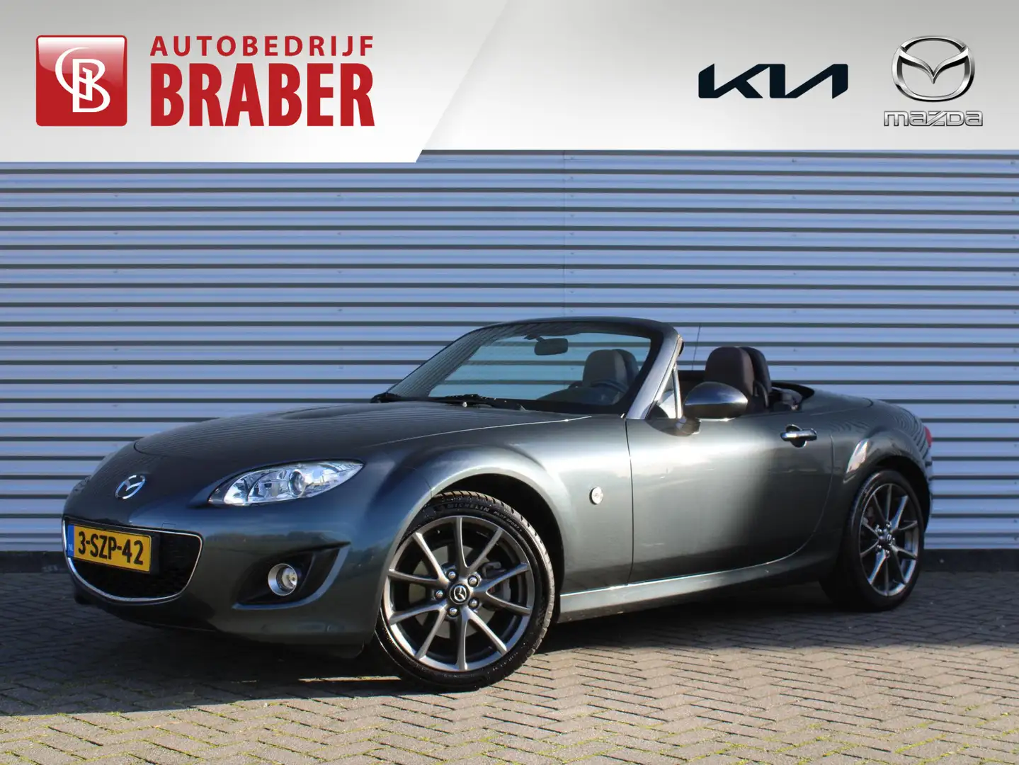 Mazda MX-5 Roadster Coupé 1.8 Hanabi | Stoelverwarming | Leer Gris - 1